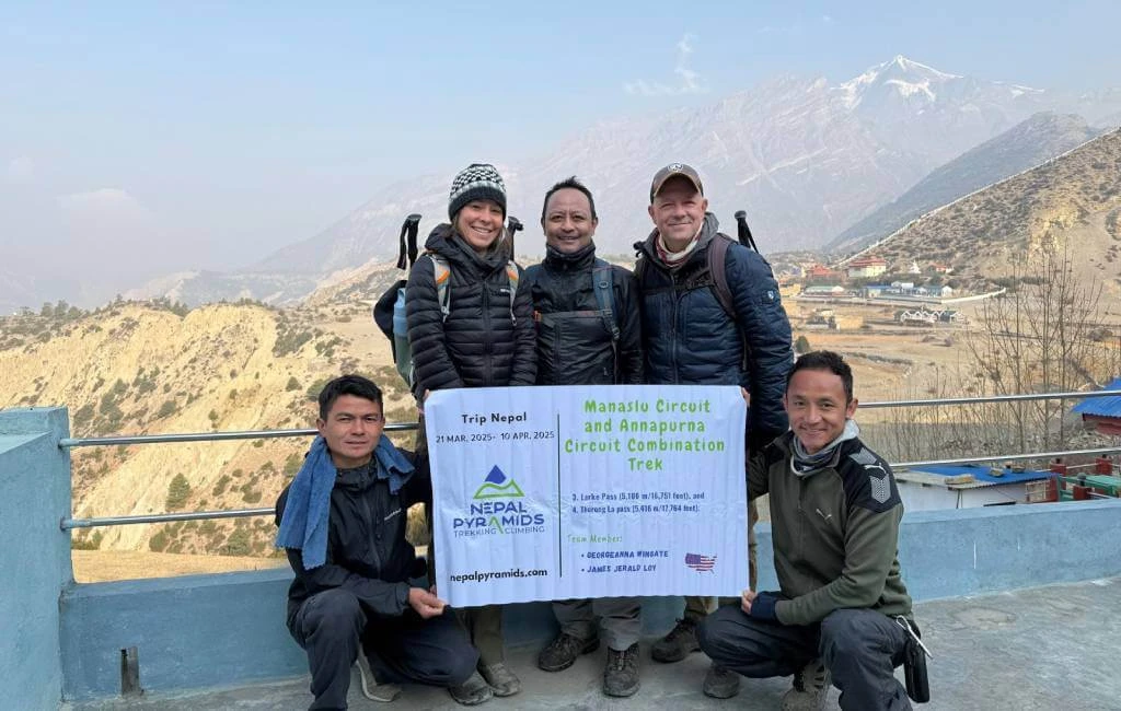 Nepal Pyramids Trek heading for Manaslu and Annapurna Circuit Trek combined