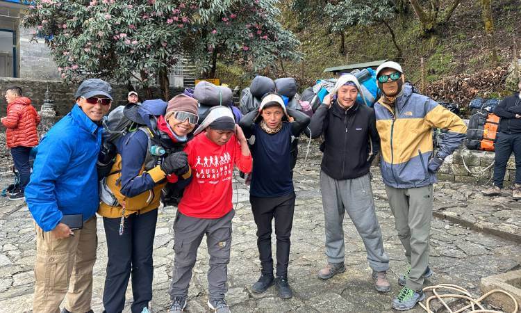 cost of porters in EBC Trek
