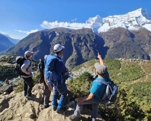 Acclimatization Hike On Namche Rest Day At Everest