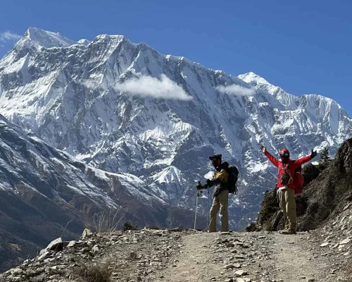 Annapuran Circuit Trekking Trail With A View