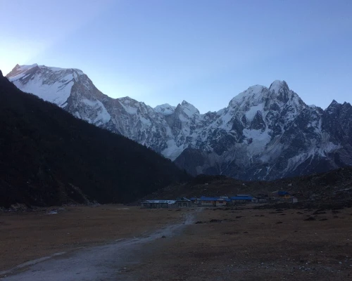 Beutiful Town Of Bhimthang