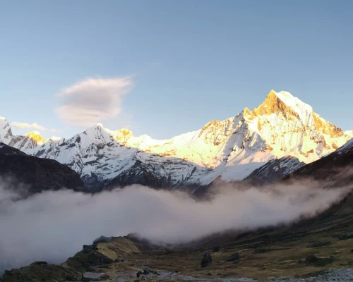 Different Face Of Holy Machapuchare Mountain 