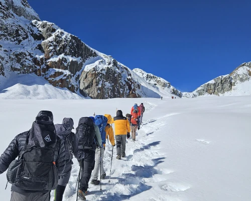 Nepal Pyramids Trem Crossing Chola Pass
