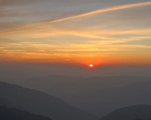 Sunrise At Pikey Min