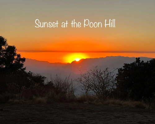 Sunset At Poon Hill
