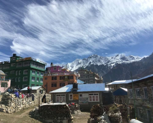 View From Kyangjin Gompa Village
