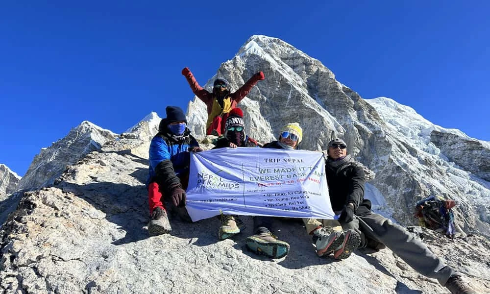Triumph at Kala Patthar's Summit